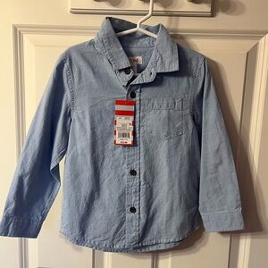Cat & Jack Light Blue Button Down Shirt